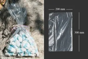 Σακουλάκια διάφανα 200x300 mm για την συσκευασία τροφίμων - 100 τεμάχια-1