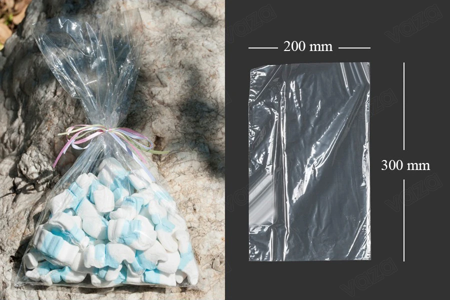 Σακουλάκια διάφανα 200x300 mm για την συσκευασία τροφίμων - 100 τεμάχια Σακουλάκια διάφανα 200x300 mm για την συσκευασία τροφίμων - 100 τεμάχια-εικόνα_προϊοντική