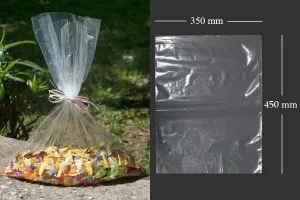 Σακουλάκια διάφανα 350x450 mm για την συσκευασία τροφίμων - 100 τεμάχια-1