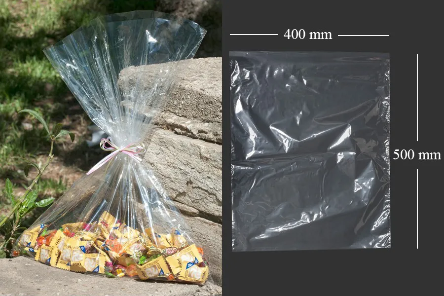 Σακουλάκια διάφανα 400x500 mm για την συσκευασία τροφίμων - 100 τεμάχια