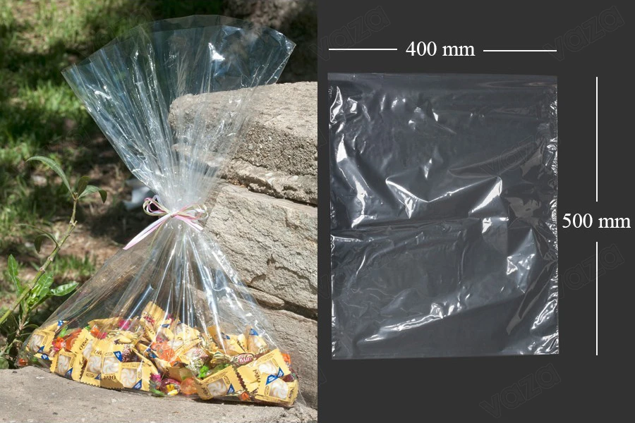 Σακουλάκια διάφανα 400x500 mm για την συσκευασία τροφίμων - 100 τεμάχια-εικόνα_προϊοντική