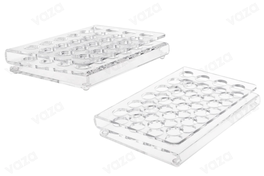 Σταντ (stand) plexiglass 165x120x28 με πόδια σιλικόνης - 24 θέσεων (άνοιγμα τρύπας 18 mm) Σταντ (stand) plexiglass 165x120x28 με πόδια σιλικόνης - 24 θέσεων (άνοιγμα τρύπας 18 mm)-εικόνα_προϊοντική