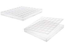 Σταντ (stand) plexiglass 264x232x26 mm - 56 θέσεων (άνοιγμα τρύπας 27,5 mm) Σταντ (stand) plexiglass 264x232x26 mm - 56 θέσεων (άνοιγμα τρύπας 27,5 mm)