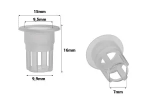 Contrôleur de débit - vidange pour bouteilles avec col PP18 - 50 pcs-2