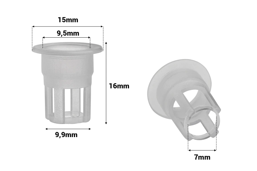 Contrôleur de débit - vidange pour bouteilles avec col PP18 - 50 pcs Contrôleur de débit - vidange pour bouteilles avec col PP18 - 50 pcs