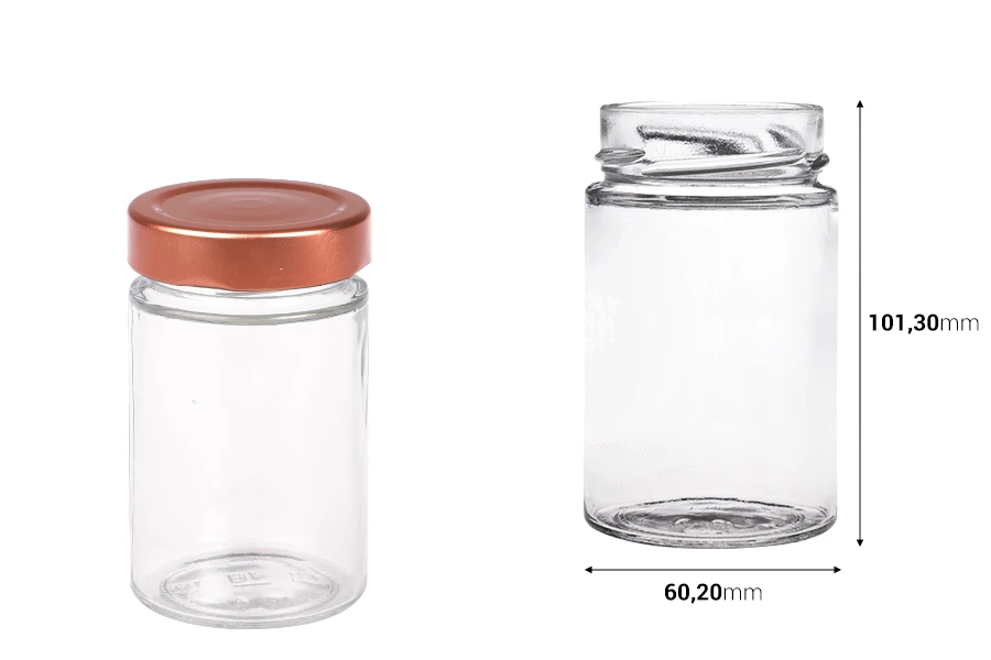Βάζο 212 ml Plus T.O 58 Deep -15 τμχ Βάζο 212 ml Plus T.O 58 Deep -15 τμχ