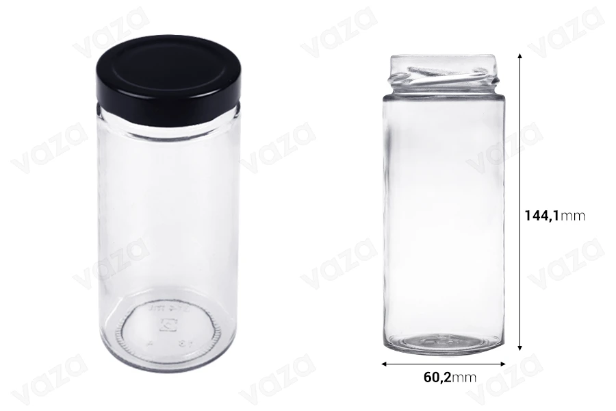 Βάζο 314  ml Plus T.O 58 Deep - 15 τμχ-εικόνα_διαστάσεις