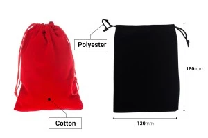 Πουγκάκι βελουτέ με διάσταση 130x180 mm σε διάφορα χρώματα - 50 τμχ-5