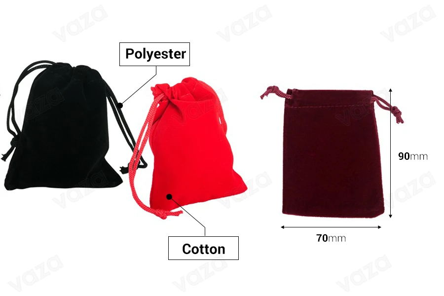 Çantë velur me dimension 70x90 mm në ngjyra të ndryshme - 50 copë Çantë velur me dimension 70x90 mm në ngjyra të ndryshme - 50 copë-εικόνα_σύνθεση