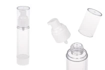 Μπουκάλι πλαστικό Airless για κρέμα διάφανο 50 ml Μπουκάλι πλαστικό Airless για κρέμα διάφανο 50 ml