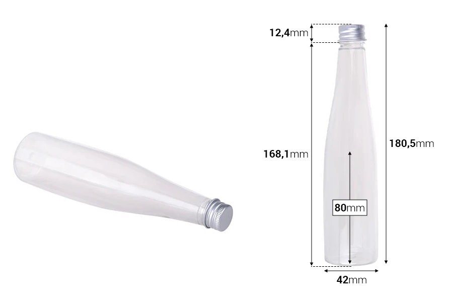 Kunststoffflasche 150 ml mit Alu-Deckel und innerem Liner Kunststoffflasche 150 ml mit Alu-Deckel und innerem Liner