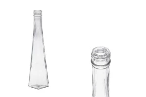 Bottiglia di vetro per olio-aceto, bevande o decorazione 48 x 235-120 ml-1