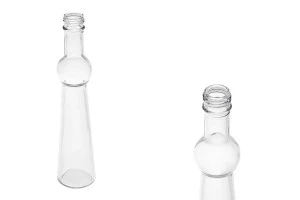 180ml glass bottle for olive oil, vinegar or spirits also suitable for decoration in size 53x240-1