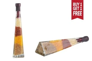 Bottiglia di vetro con vari frutti per decorare la cucina - 180 ml.-1