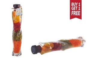 320ml Kitchen fruit veg decoration glass bottle-1