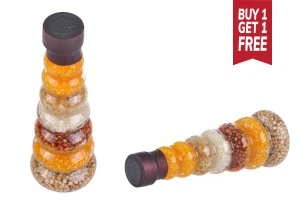 Bottiglia di vetro con vari frutti per decorare la cucina - 100 ml.-1