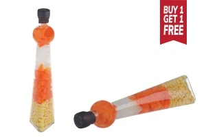Bottiglia di vetro con verdure per la decorazione della cucina 260 ml-1