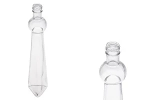 Bottiglia di vetro per olio-aceto, bevande o decorazione  63 x 58 x 300-260 ml-1