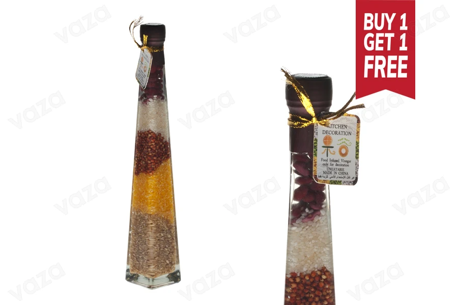 Μπουκάλι γυάλινο με διάφορους καρπούς για διακόσμηση της κουζίνας 45x300 - 200 ml-εικόνα_προϊοντική