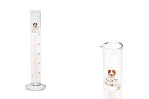 Cilindro graduato in vetro da 50 ml-1