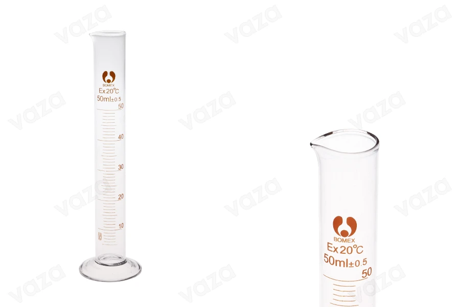 Γυάλινος ογκομετρικός σωλήνας 50 ml Γυάλινος ογκομετρικός σωλήνας 50 ml-εικόνα_προϊοντική