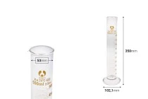 Sondage cylindrique en verre de 500 ml Sondage cylindrique en verre de 500 ml