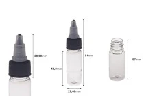 Μπουκαλάκι PET 10 ml με μαύρο καπάκι unicorn για ηλεκτρονικό τσιγάρο - 50 τμχ Μπουκαλάκι PET 10 ml με μαύρο καπάκι unicorn για ηλεκτρονικό τσιγάρο - 50 τμχ
