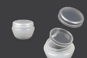 10 ml semi-transparent acrylic jar with plastic sealing disc - 12 pcs-1