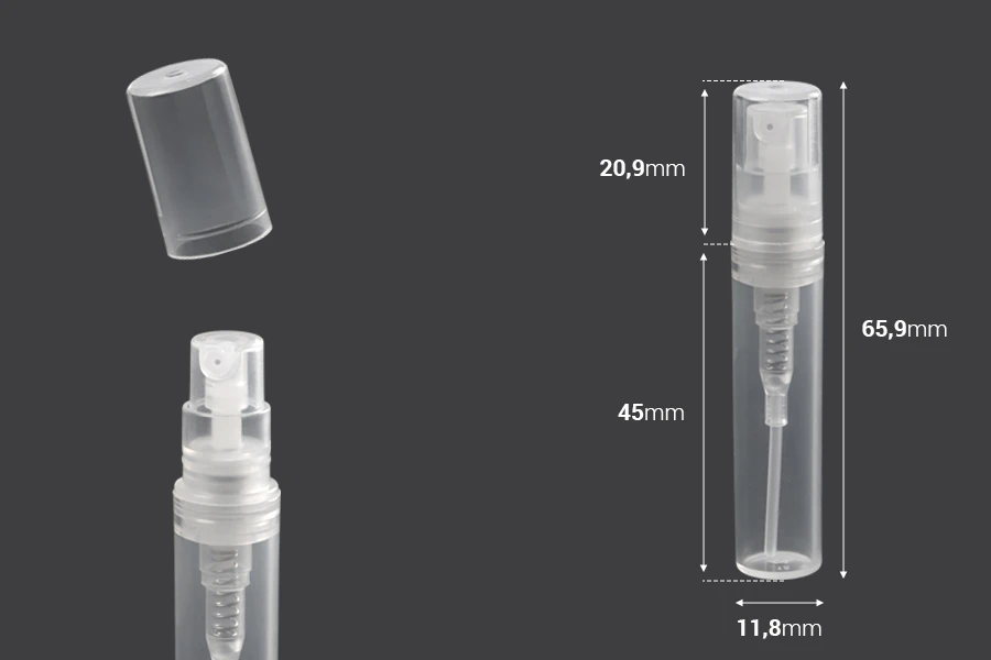 Σπρέι αρωματοποιίας πλαστικό 3 ml (tester) - 50 τμχ Σπρέι αρωματοποιίας πλαστικό 3 ml (tester) - 50 τμχ