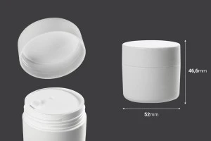 Plastikgläschen 30 ml Kunststoff Doppel mit Deckel und Dichtung - 12 Stk-2