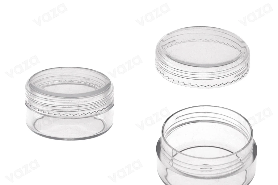 Acryl- Cremedose 20ml mit Deckel -12 Stücke-produktbild