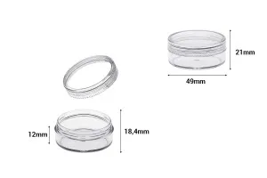 Cremedose 20ml, aus Kunststoff 49x21 mm mit Deckel - 12 Stücke-2