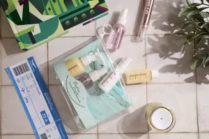 Travel set bottles in plastic bag with zip closure - 5 pcs-3