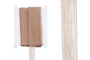 Tresse gros décorative en toile de jute dans la couleur de la ficelle, largeur de 22 mm (10 mètres par pièce)-1