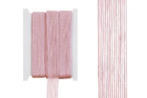 Decorative grosgrain pink hessian trim, 25 mm wide (one piece is 10 meters long)-image_product