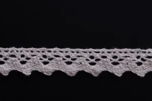 Spitzenband aus Baumwolle beige Breite 15 mm - 10 Meter je Stück-1