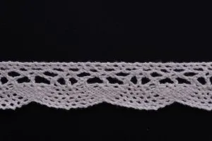 Spitzenband aus Baumwolle weich Breite 18 mm - 10 Meter je Stück-1