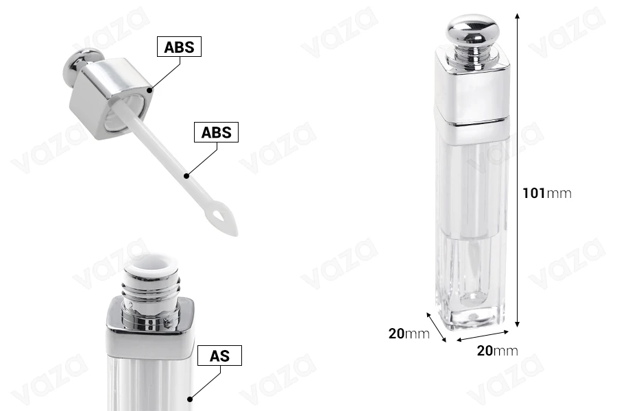 5ml transparent silver lip gloss case-image_dimensions