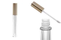 Θήκη για lip gloss 4 ml με καπάκι σε χρώμα σαμπανιζέ Θήκη για lip gloss 4 ml με καπάκι σε χρώμα σαμπανιζέ