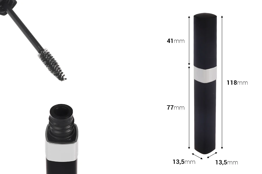 Μπουκαλάκι με βουρτσάκι για μάσκαρα 10 ml - 6τμχ