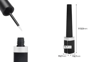 Flasche mit Pinsel für Eyeliner 8ml - 6 Stück-2