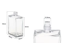 Ορθογώνια πλακέ φιάλη αρωματοποιίας 100 ml (18/415) Ορθογώνια πλακέ φιάλη αρωματοποιίας 100 ml (18/415)