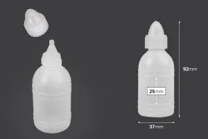 Kunststoffflasche 50 ml für Nagellackentferner oder Weihwasser-2