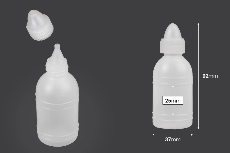 Μπουκάλι πλαστικό για ασετόν ή αγιασμό 50 ml Μπουκάλι πλαστικό για ασετόν ή αγιασμό 50 ml