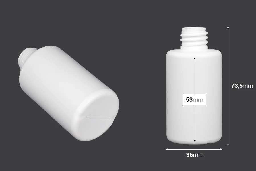 Μπουκάλι πλαστικό 50 ml (PP 18) Μπουκάλι πλαστικό 50 ml (PP 18)