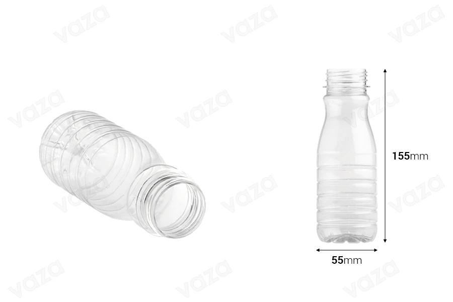 Kunststoffflasche 250ml für Milch, Säfte, Getränke Kunststoffflasche 250ml für Milch, Säfte, Getränke-bildabmessungen