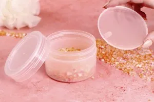 210 ml semi-transparent plastic jar with cap and sealing disc-3