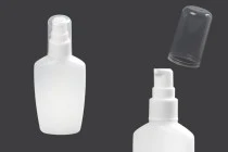 Μπουκαλάκι πλαστικό 60 ml οβάλ με αντλία και καπάκι για αντισηπτικά χεριών ή προϊόντα καθαρισμού Μπουκαλάκι πλαστικό 60 ml οβάλ με αντλία και καπάκι για αντισηπτικά χεριών ή προϊόντα καθαρισμού