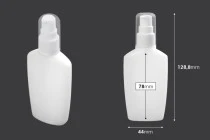 Μπουκαλάκι πλαστικό 60 ml οβάλ με αντλία και καπάκι για αντισηπτικά χεριών ή προϊόντα καθαρισμού Μπουκαλάκι πλαστικό 60 ml οβάλ με αντλία και καπάκι για αντισηπτικά χεριών ή προϊόντα καθαρισμού