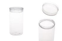 Βαζάκι 320 ml πλαστικό (PET) 65x120 mm διάφανο με καπάκι - 12 τμχ Βαζάκι 320 ml πλαστικό (PET) 65x120 mm διάφανο με καπάκι - 12 τμχ